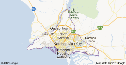 Karachi Map
