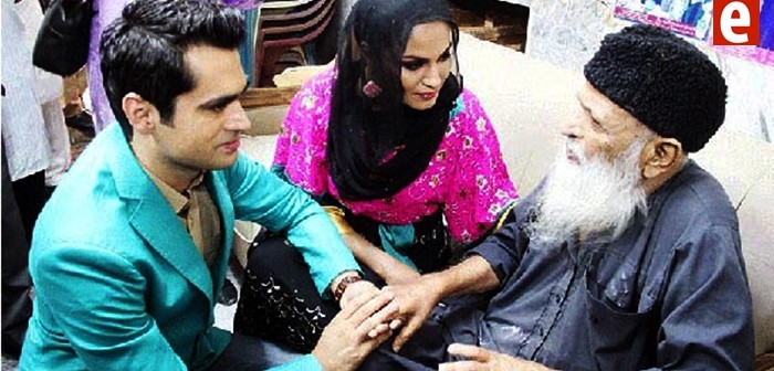 Veena Malik with Edhi