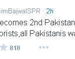 DG (ISPR) Major General Asim Bajwa has congratulated Malala