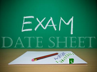 Exam Date Sheet