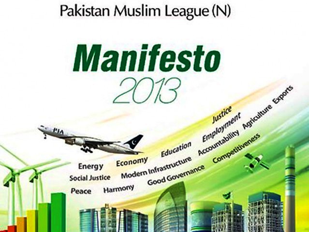 PML-N Manifesto