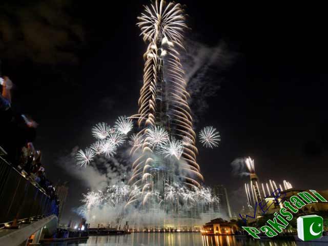 Dubai New Year Burj Khalifa Fireworks