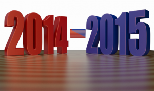 New Year 2015 Red & Blue