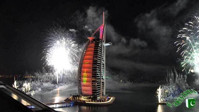Dubai New Year Fireworks