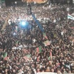 PTI Huge Crowd at Dhobi Ghat Faisalabad Jalsa