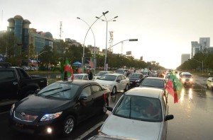 PTI Rally D-Chowk Islamabad