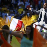 Alexandre Pires Performs During The 2014 World Cup Closing Ceremony