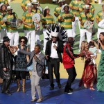 Entertainers Perform During The Closing Ceremony Fifa World Cup 2014