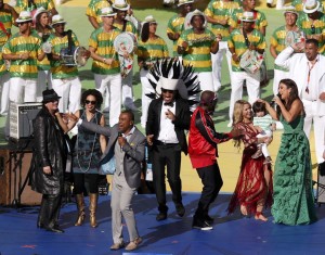 Entertainers Perform During The Closing Ceremony Fifa World Cup 2014