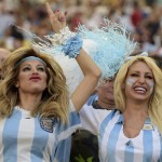 Fans Support Argentina Football Team World Cup 2014 Final