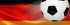 Soccer Ball Leaps Out of Germany's Flag