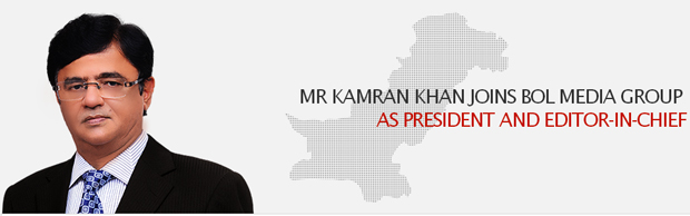 Kamran Khan Joins as President and Editor-in-Chief, BOL Media Group