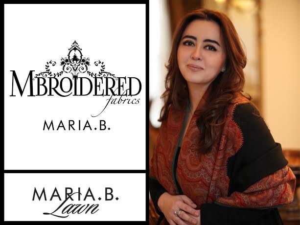 MBroidered Fabriec Maria B and Maria B Lawn