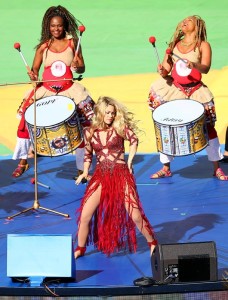 Shakira Style of Performs During The Closing Ceremony