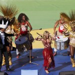 Shakira and Carlinhos Brown perform La La La Brazil 2014