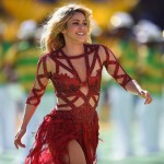 Singer Shakira Performs During The Closing Ceremony