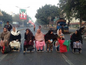 Lahore Chairing Cross Blocked