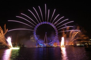 London Bridge New Year Fireworks