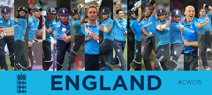 England Cricket Team for CWC15