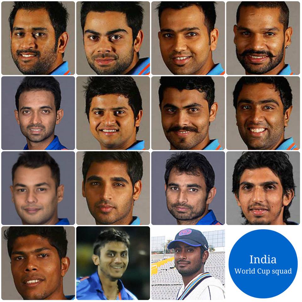 MS Dhoni World Cup Squad