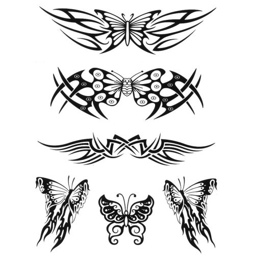 Butterfly Henna Tattoo Design