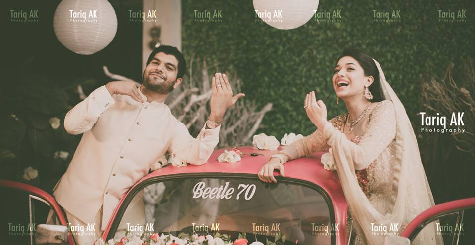 Sanam Jung and Qassam Jafri Wedding Picture