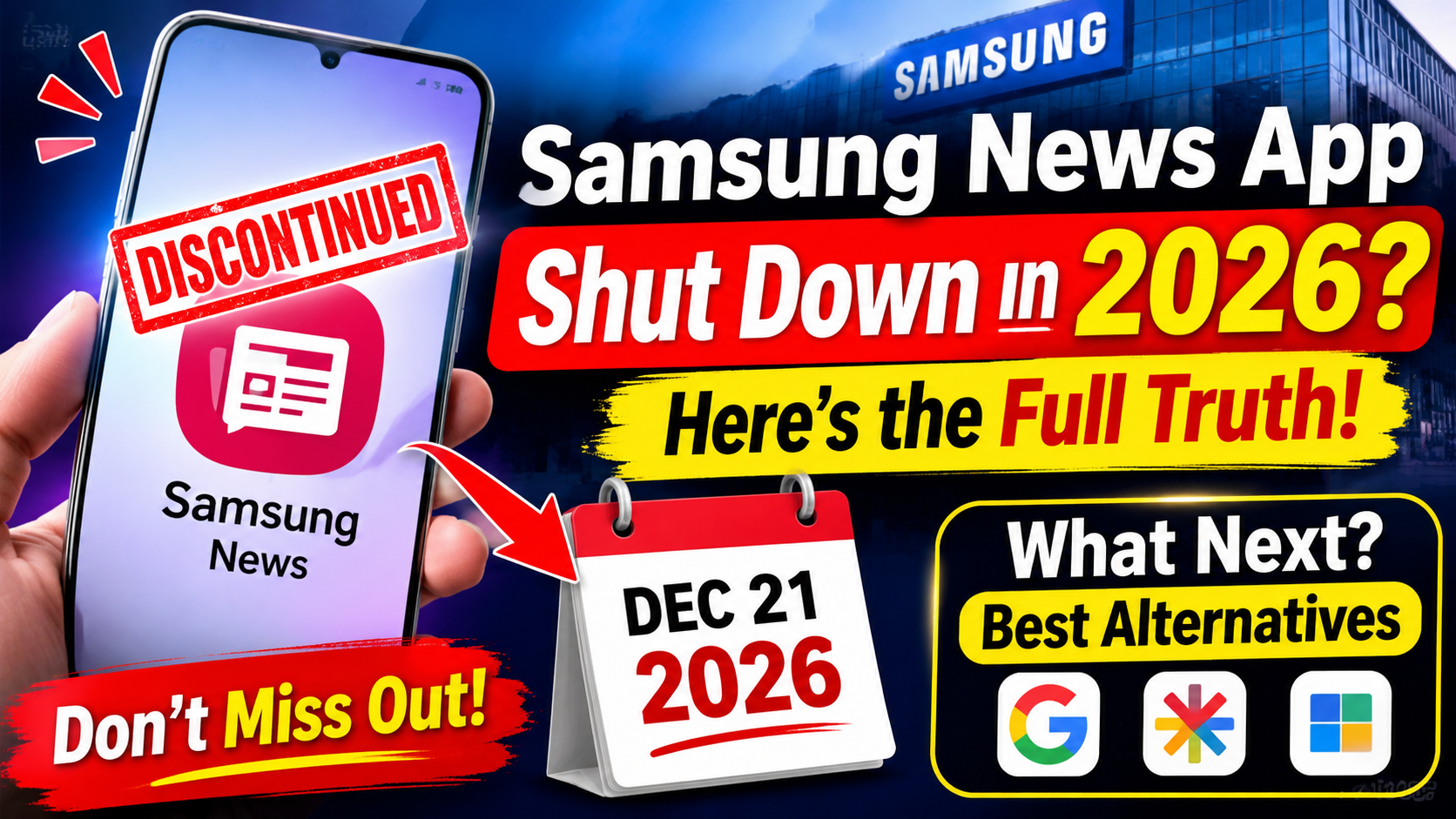 Samsung News App Discontinued in 2026